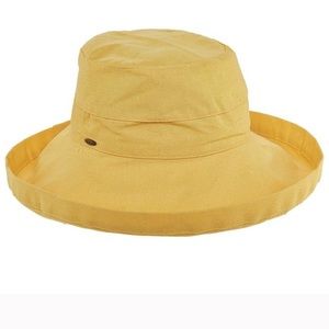 Scala Colleczione yellow bucket hat